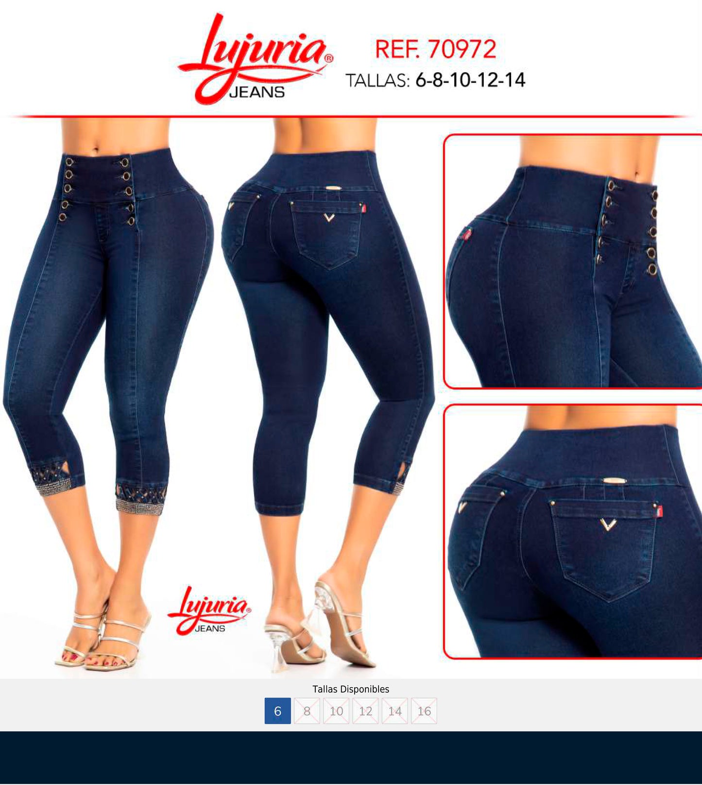 JEANS COLOMBIANOS REF: 70972